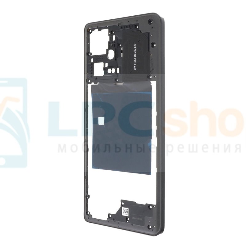 Средняя часть Xiaomi Redmi Note 12 Pro Plus Черная (с NFC)