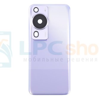 Крышка(задняя) для Huawei P60 Pro со стеклом камеры Фиолетовый - копия