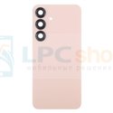 Крышка(задняя) для Samsung S25 S931 со стеклом камеры Розовый
