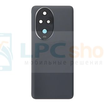Крышка(задняя) для Huawei Honor 200 Pro Черная со стекло камеры