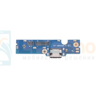Шлейф разъема зарядки для Blackview BV6200 (плата) - с компонентами (HCT-M662SUB-A1)