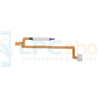 Шлейф Xiaomi Redmi 13 4G / 5G сканер отпечатка пальца Серебро