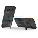 Чехол - накладка для Xiaomi Redmi Note 10 / 10S / Poco M5s / BIBERCAS / с подставкой Черный / Пластиковый / Защитный 