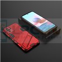 Чехол - накладка для Xiaomi Redmi Note 10 / 10S / Poco M5s / BIBERCAS / с подставкой Красный / Пластиковый / Защитный 