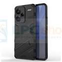Чехол - накладка для Xiaomi Redmi Note 13 Pro Plus 23090RA98 / BIBERCAS / с подставкой Черный / Пластиковый / Защитный 