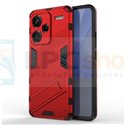 Чехол - накладка для Xiaomi Redmi Note 13 Pro Plus 23090RA98 / BIBERCAS / с подставкой Красный / Пластиковый / Защитный 