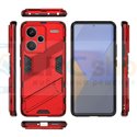 Чехол - накладка для Xiaomi Redmi Note 13 Pro Plus 23090RA98 / BIBERCAS / с подставкой Красный / Пластиковый / Защитный 