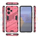 Чехол - накладка для Xiaomi Redmi Note 13 Pro Plus 23090RA98 / BIBERCAS / с подставкой Розовый / Пластиковый / Защитный 