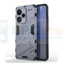 Чехол - накладка для Xiaomi Redmi Note 13 Pro Plus 23090RA98 / BIBERCAS / с подставкой Серый / Пластиковый / Защитный 