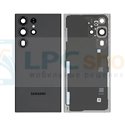 Крышка(задняя) для Samsung Galaxy S23 Ultra Черная с линзой камеры - ORIG без CE