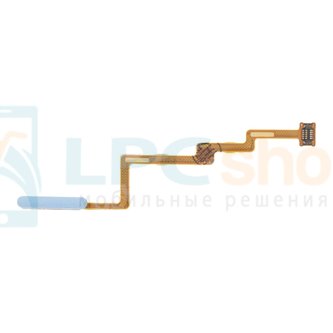 Шлейф Xiaomi Poco F3 сканер отпечатка пальца Синий