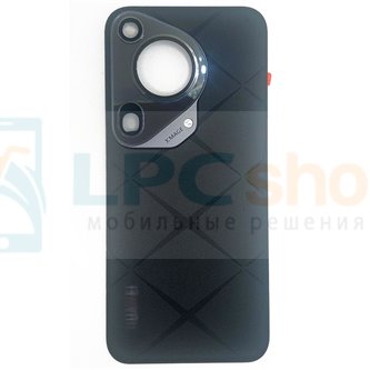 Крышка(задняя) для Huawei Pura 70 Ultra Черная - ОРИГ (без большого стекла камеры)