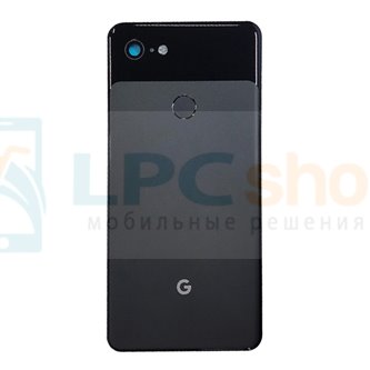 Крышка(задняя) для Google Pixel 3 XL Черная (c NFC и отпечатком пальца)