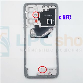 Средняя часть Xiaomi Redmi 10 / 10 2022 K19S Белая (версия S) с NFC