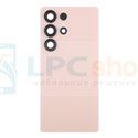 Крышка(задняя) для Samsung S25 Ultra S938 со стеклом камеры Розовый