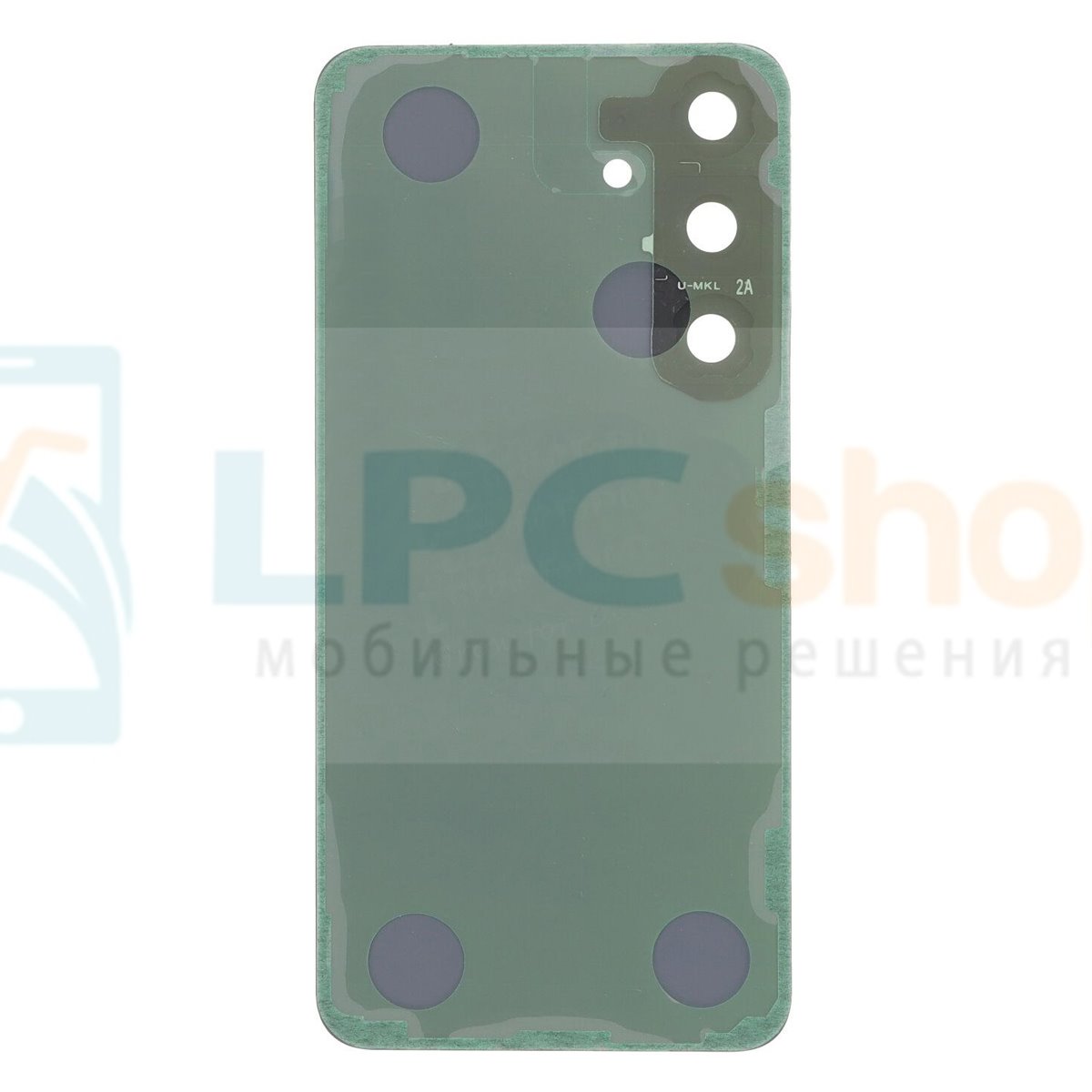 Крышка(задняя) для Samsung S25 Plus S936 со стеклом камеры Розовый