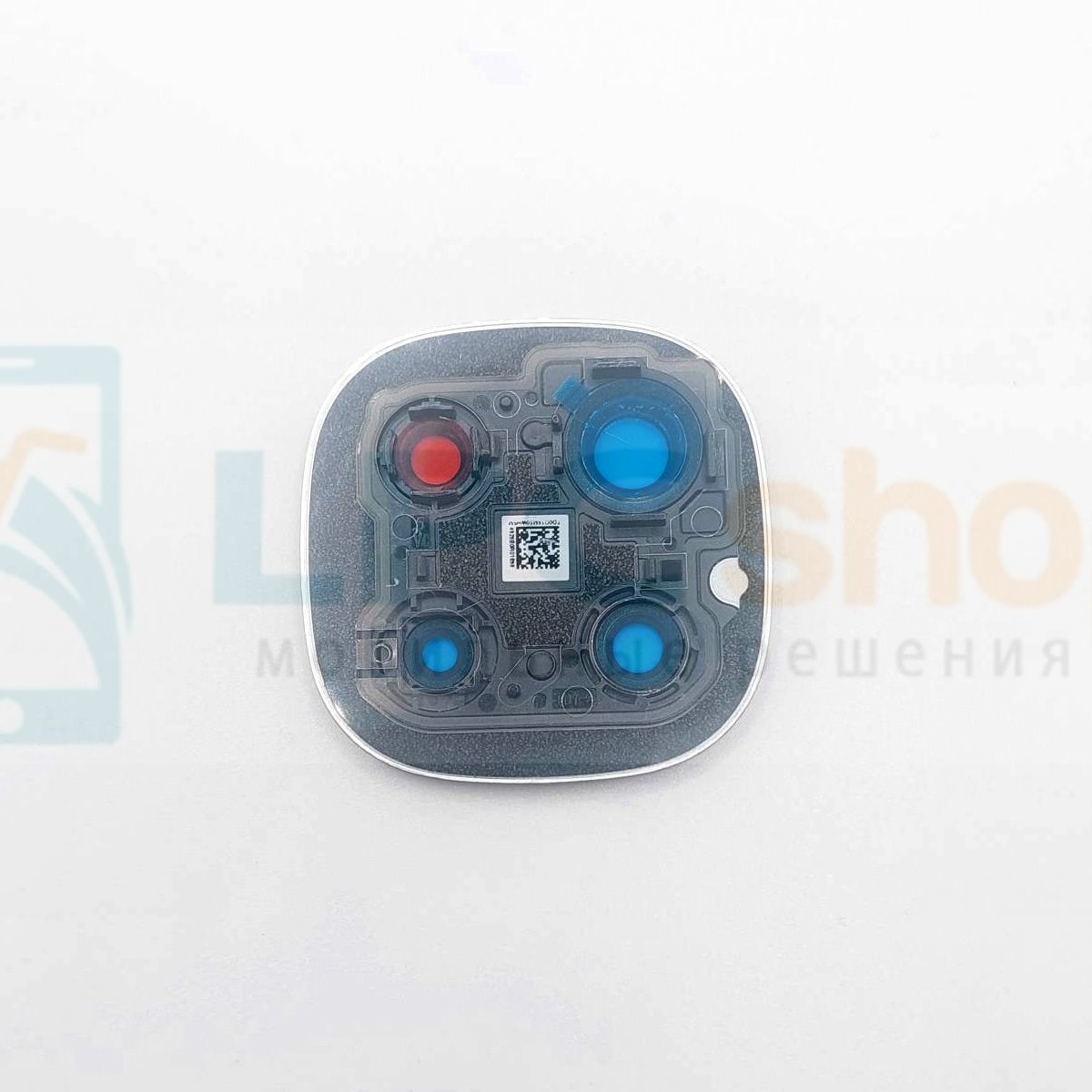 Стекло задней камеры Xiaomi Redmi Note 14 Pro 5G (версия 50MP) Белая с рамкой