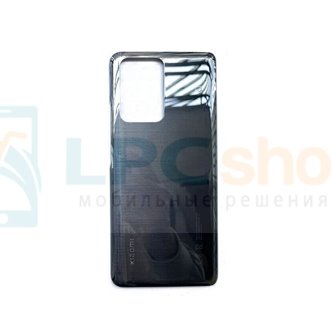 Крышка(задняя) для Xiaomi 11T / 11T Pro Черная - ОРИГИНАЛ (Japan LOGO)