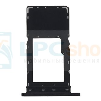 Лоток MicroSD карты для Samsung Tab A8 10.5 X200 Черный