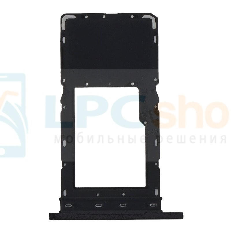 Лоток MicroSD карты для Samsung Tab A8 10.5 X200 Черный
