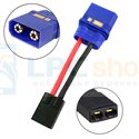 Переходник TRX мама на антистатический разъем QS8-S  - 5см - 12AWG