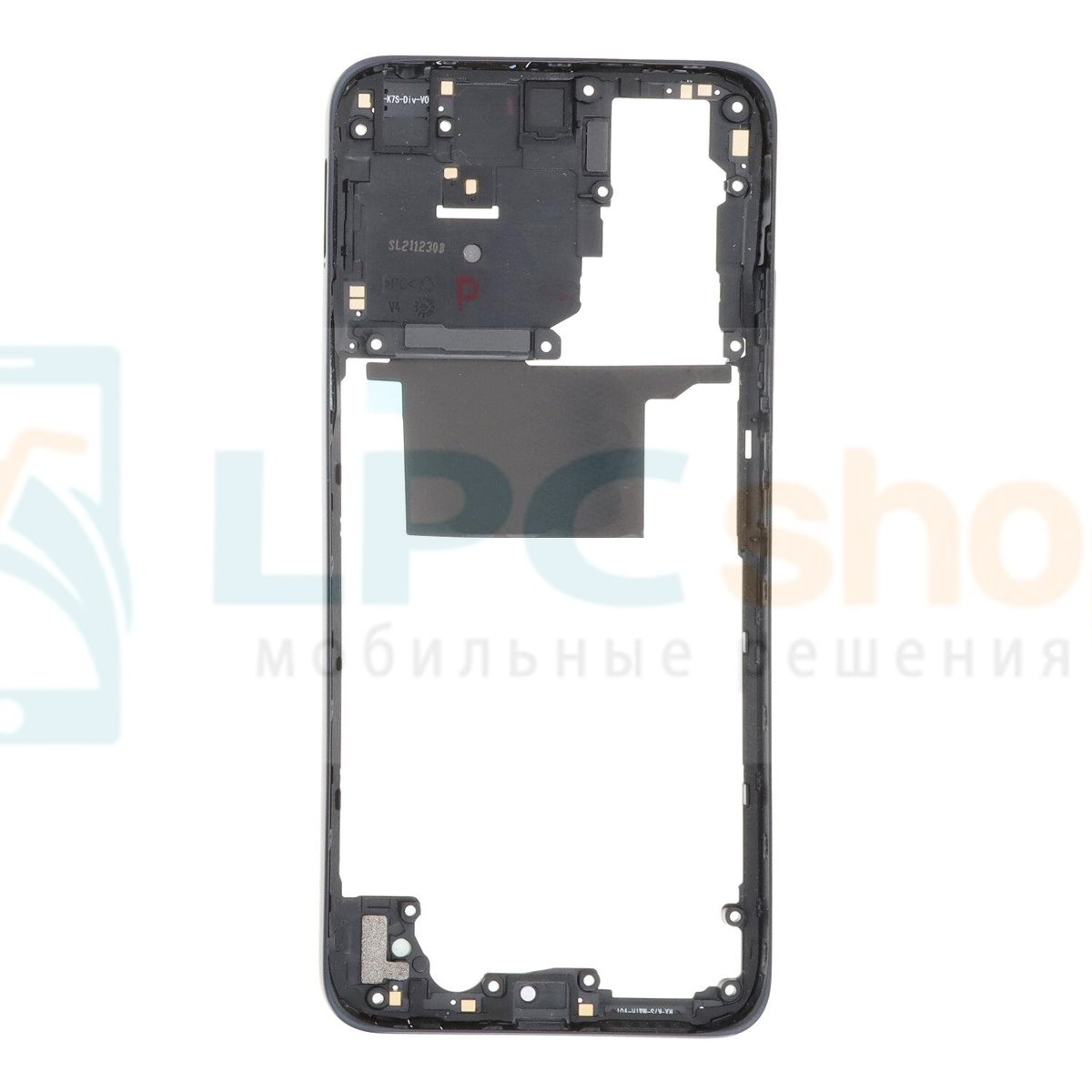 Средняя часть Xiaomi Redmi Note 11 / Note 11S 4G Черная (с NFC)