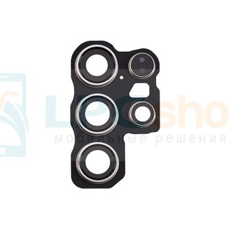 Стекло задней камеры Samaung S24 Ultra Серебро с рамкой
