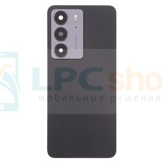 Крышка(задняя) Realme C75 4G RMX3941 Черная со стеклом камеры