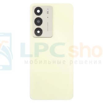 Крышка(задняя) Realme C75 4G RMX3941 Золотистый со стеклом камеры