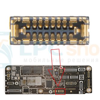 Коннектор для iphone 16 Pro / 16 pro Max на кнопку включения (12pin)