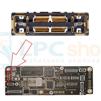 Коннектор для iphone 16 Pro / 16 pro Max на батарею (4pin)