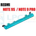 Толкатель кнопки громкости Xiaomi Redmi Note 9S / Note 9 Pro Синий - копия