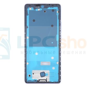 Рамка дисплея для Xiaomi Poco M6 Pro 4G Фиолетовая