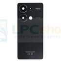 Крышка(задняя) для Xiaomi Poco M6 Pro 4G Черная со стеклом камеры (с CE)
