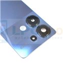 Крышка(задняя) для Xiaomi Poco M6 Pro 4G Синяя со стеклом камеры