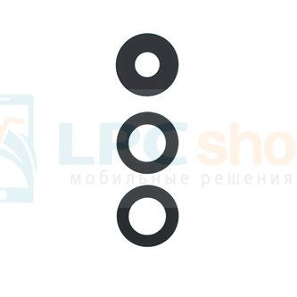 Стекло задней камеры Samsung Galaxy M55 5G M556B Черное