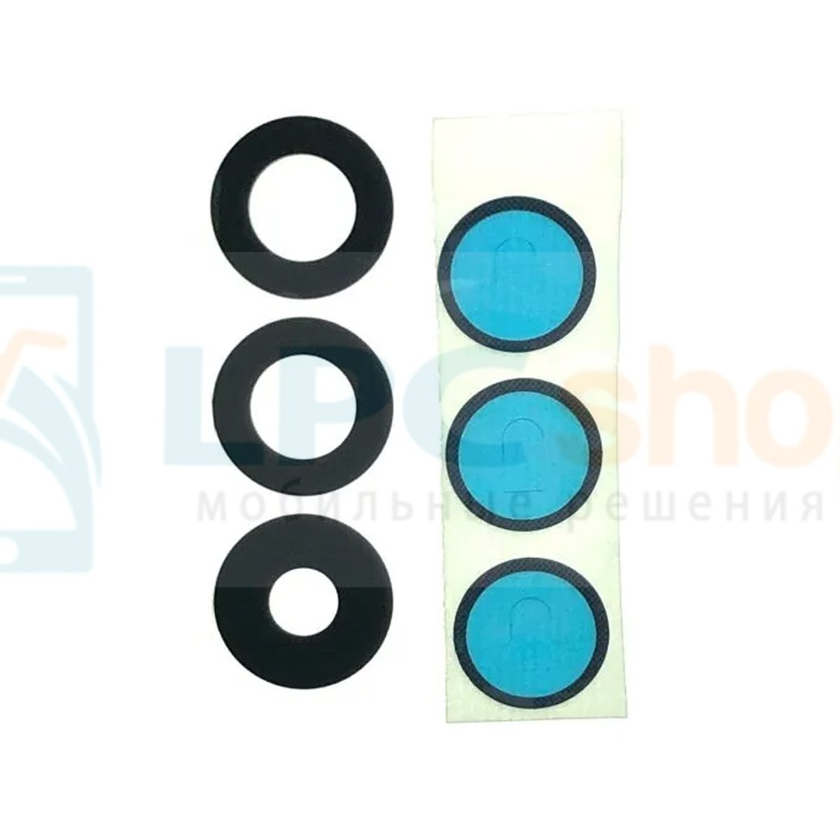 Стекло задней камеры Samsung Galaxy Z Fold7 F966 Черное