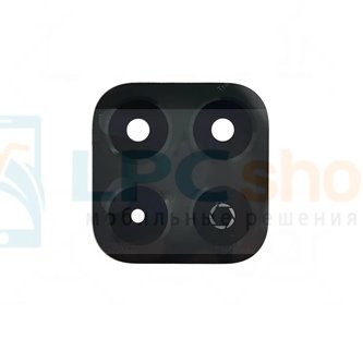 Стекло задней камеры Huawei Honor X6b 4G Черное