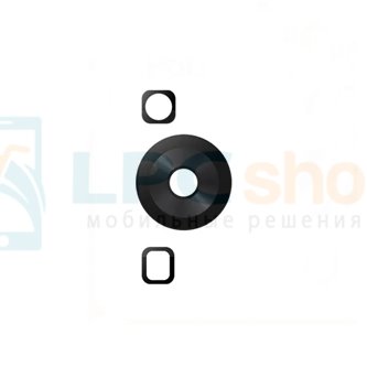 Стекло задней камеры Huawei P60 Черный