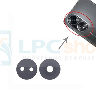 Стекло задней камеры OPPO A78 4G CPH2565 Черный