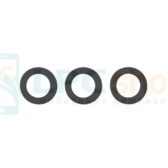 Стекло задней камеры Samsung Galaxy S25 S931 Черное (комплект)