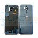 Задняя крышка для LG G7 ThinQ G710 Серая со стеклом камеры и отпечатком пальца