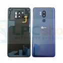 Задняя крышка для LG G7 ThinQ G710 Синяя со стеклом камеры и отпечатком пальца