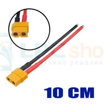 Разъем XT60 мама с проводом 14AWG