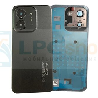 Крышка(задняя) для Xiaomi Redmi 15C Черная со стеклом камеры - ORIG с CE