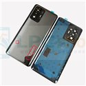 Крышка(задняя) для Xiaomi 11T / 11T Pro со стеклом камеры Черная (для Meteorite Gray) 