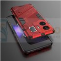 Чехол - накладка для Realme GT NEO 5 / GT3 / BIBERCAS / с подставкой Красный / Пластиковый / Защитный 