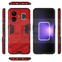 Чехол - накладка для Realme GT NEO 5 / GT3 / BIBERCAS / с подставкой Красный / Пластиковый / Защитный 