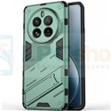 Чехол - накладка для Realme 12 Pro / 12 Pro Plus / BIBERCAS / с подставкой Зеленый / Пластиковый / Защитный 