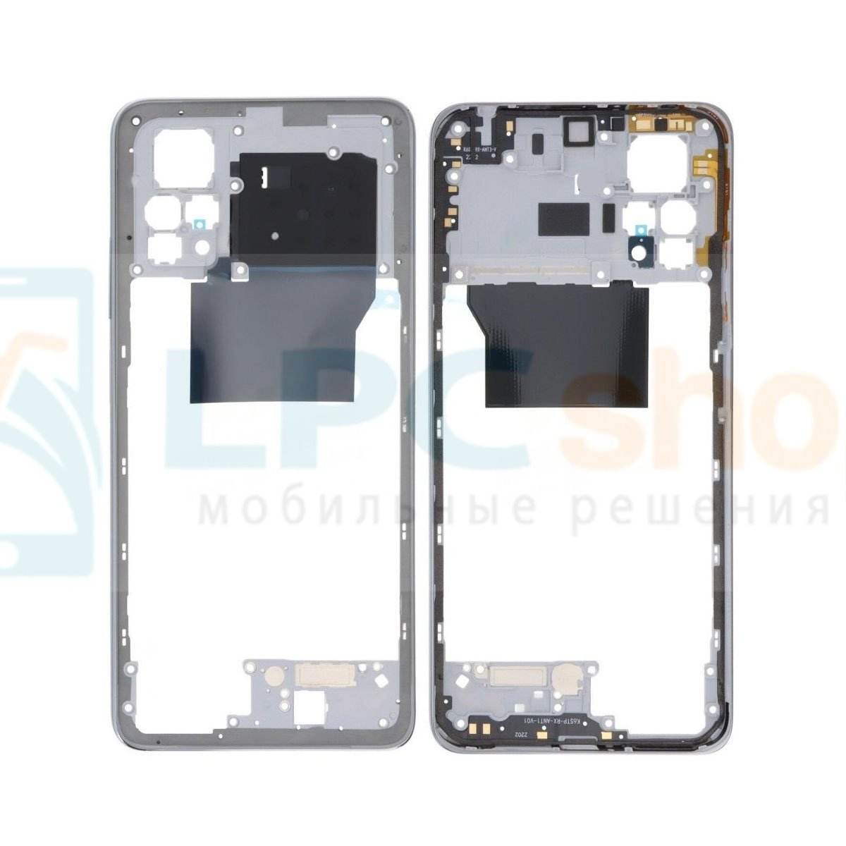 Средняя часть Xiaomi Redmi Note 11 Pro 4G Серебро (Silver) (без NFC)